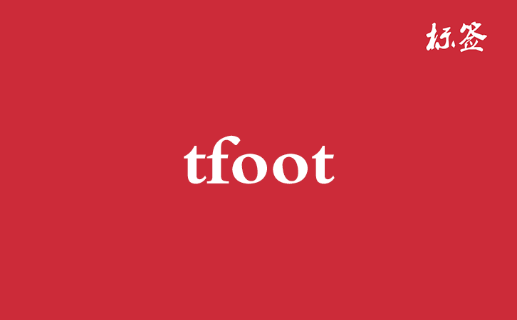 HTML <tfoot> 标签